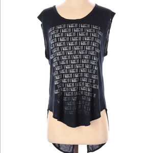 Haute Hippie small I want it black T-shirt